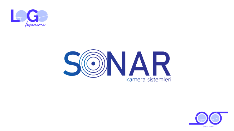 Sonar Kamera Sistemleri Konsept Logo Çalışması