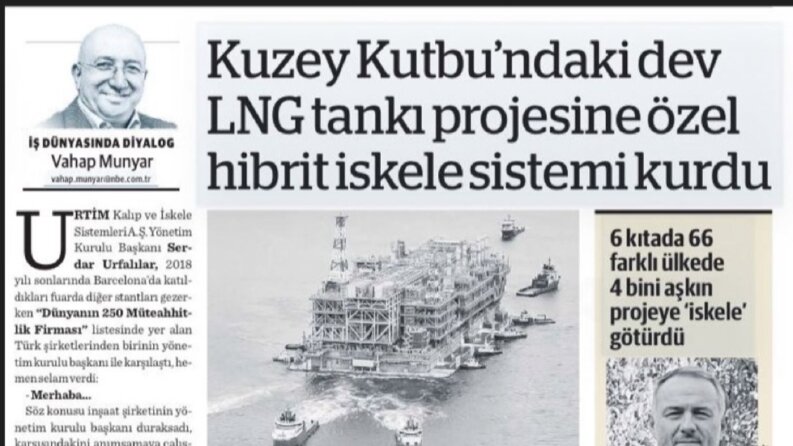 KUZEY KUTBUNDAKİ DEV LNG TANKI PROJESİ