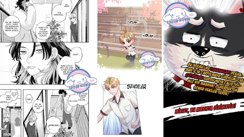 Manga webtoon edit ve temizleme