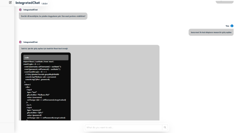 Integrated Chat Project