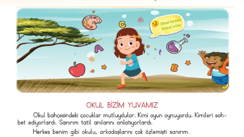 1. Sınıf Okuma-Anlama Tatil Kitabı Dizgi-Grafik Tasarım