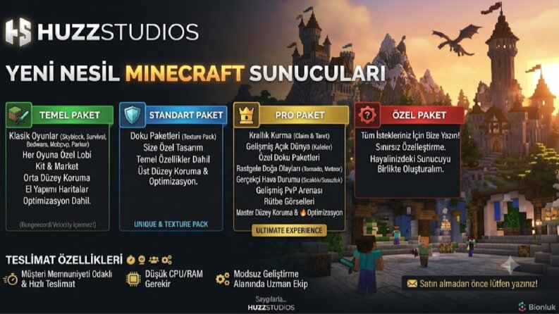 Minecraft Pro & Standart Paket