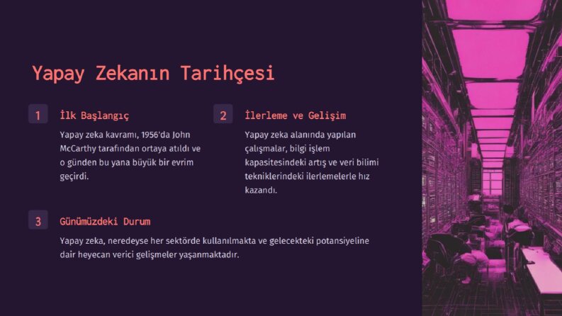 Etkileyici Sunum Tasarımımın Görünümü