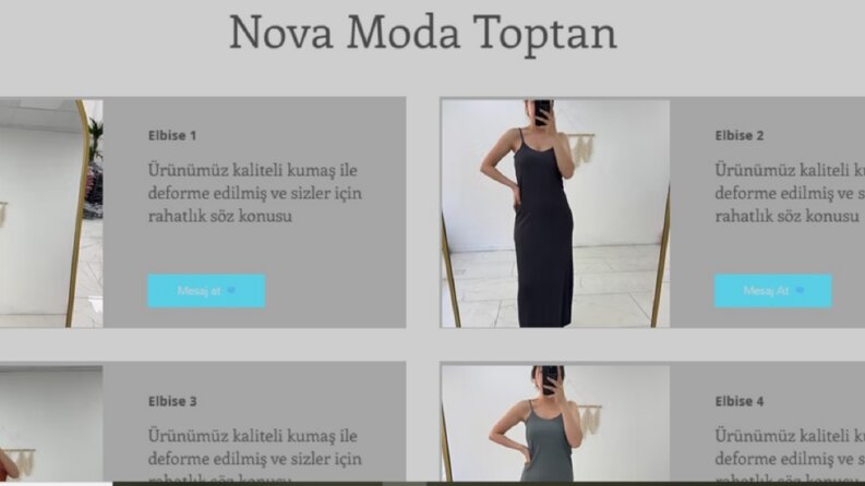Butiğiniz için Profesyonel Vitrin Web Sitesi 