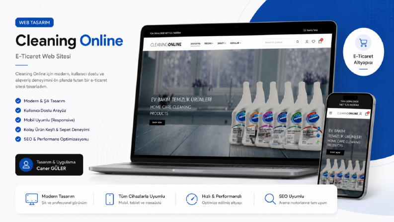 Cleaning Online - E-Ticaret Sitesi
