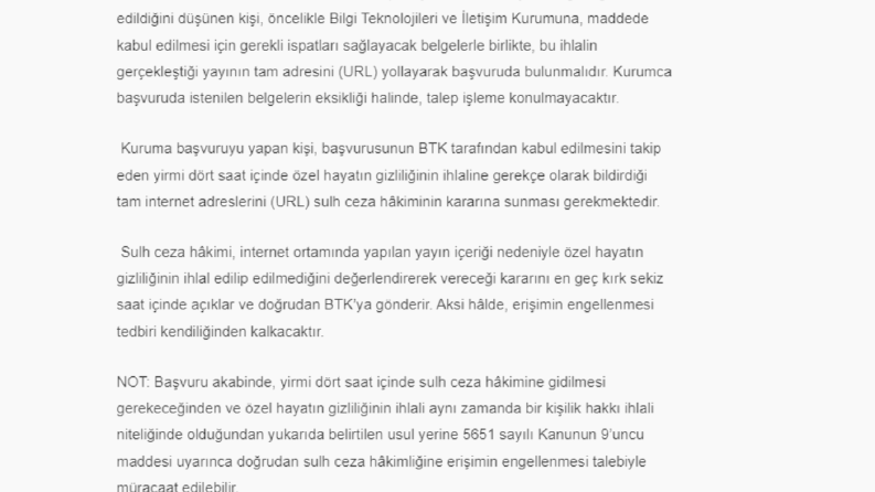 Özel hayatının gizliliğinin ihlali