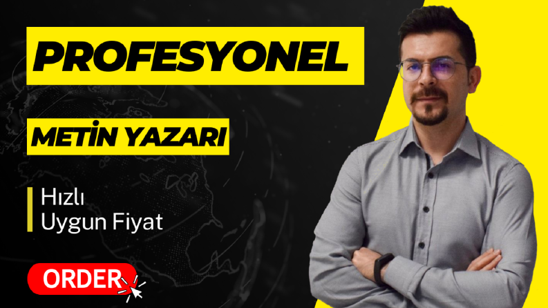 Ben özgün ve yaratıcı metinler yazarım