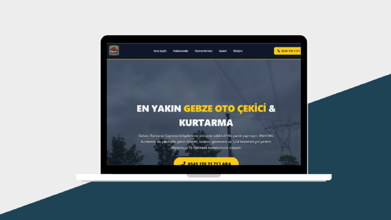 Mert Oto Kurtarma - Kurumsal Web Projesi