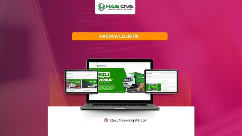 Hasova Lojistik İçin Hazırladığımız Nakliye Sitesi Projemiz