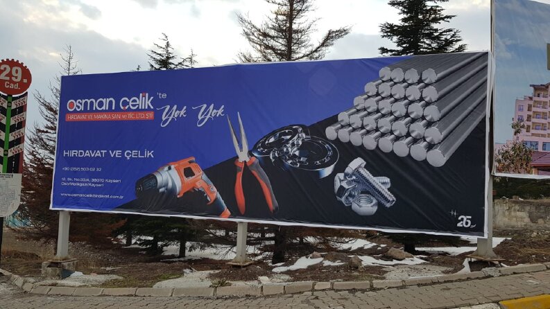 Osman Çelik Hırdavat banner reklam tasarımı