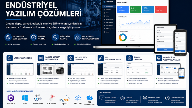 Endüstriyel Saha Yazılımları