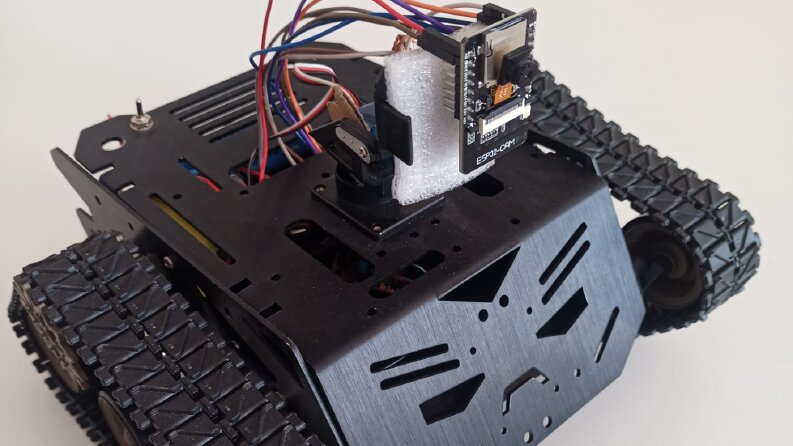 Wifi Kontrollü Mobil Robot ESP32Cam