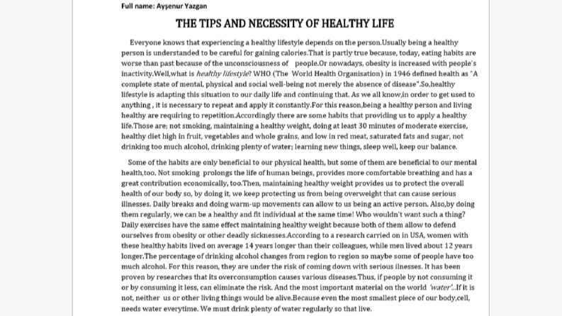 What habits can make us healthy?