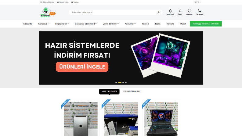 E-Ticaret Web Sitesi