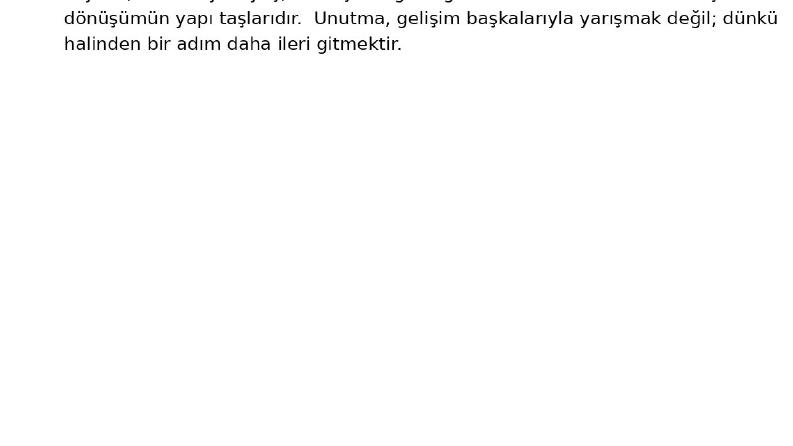 Kişisel Gelişim Konulu Özgün Blog Yazısı