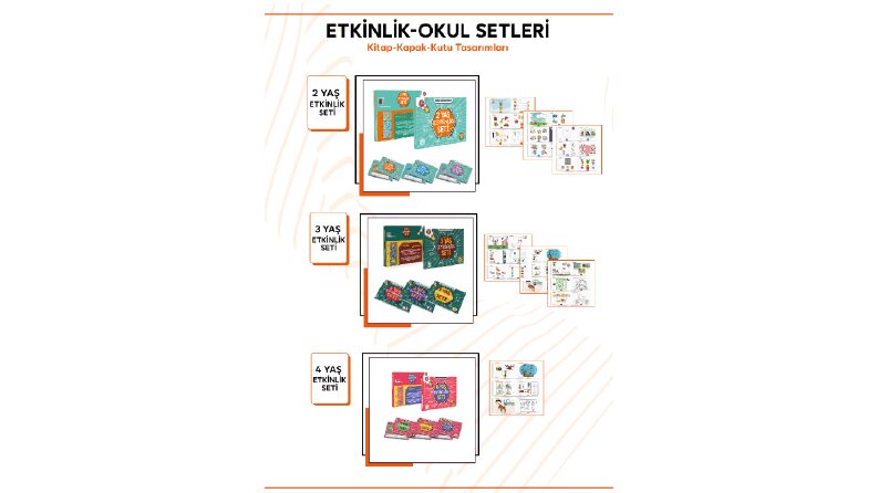 Çocuklar için etkinlik setleri