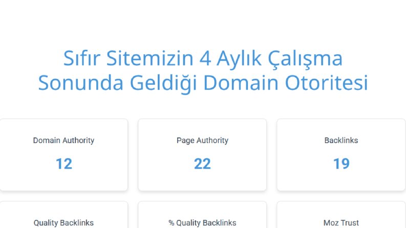 Dış Seo Çalışması Sonuçları