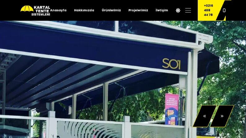 KartalTenteSistemleri Web Site Tasarımı