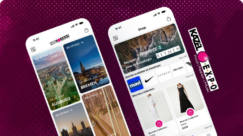 KazelExpo - Konser & Event E-Ticaret MobilApp UI/UX Tasarımı
