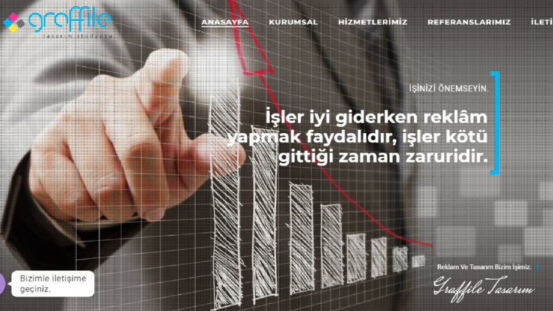 Bir Reklam Ve Tasarım Firması Web Sitesi Tasarımı
