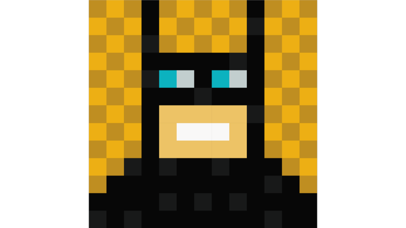 Batman Pixel Çizim 