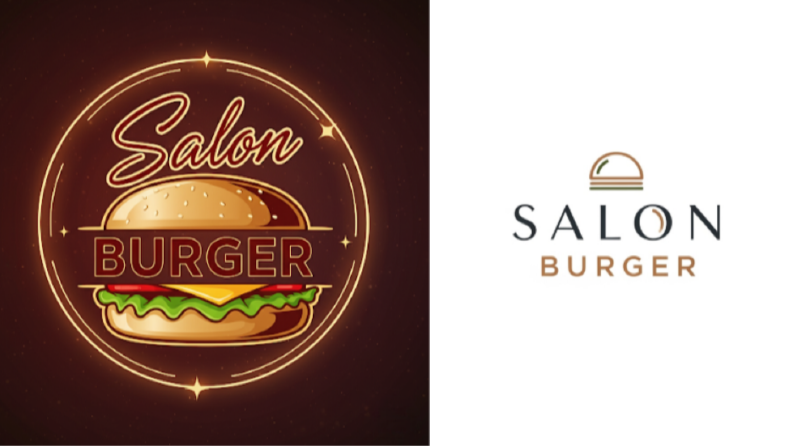 Hamburger Firması için logo çalışması