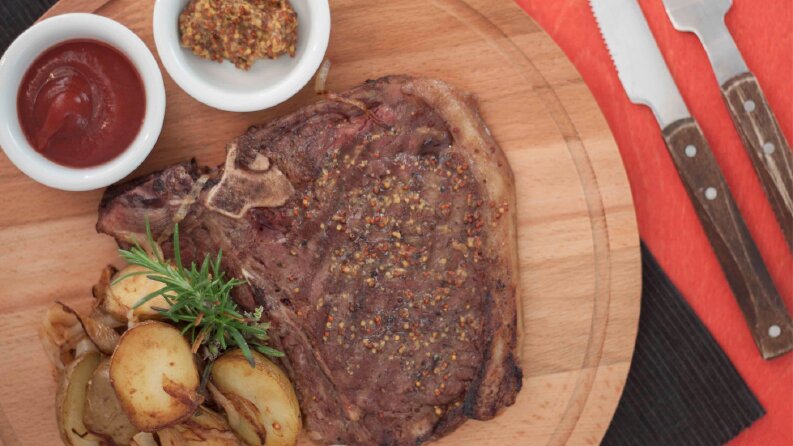 t-bone steak