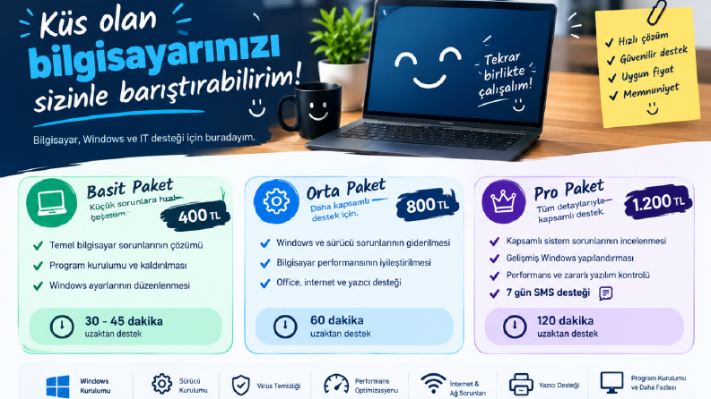 Güvenilir Teknik Destek