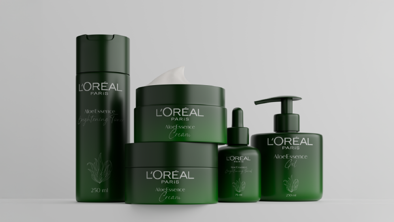 L'Oréal Paris AloeEssence Series - Packaging Design