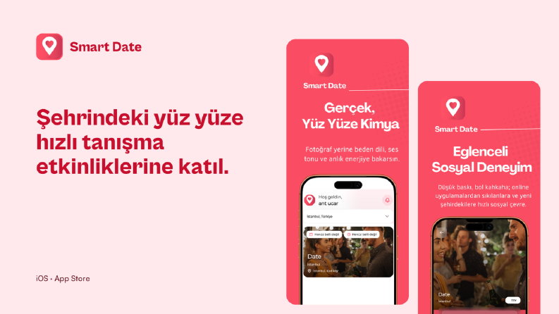 Smart Date: Yüz Yüze Hızlı Tanışma Etkinlik Uygulaması