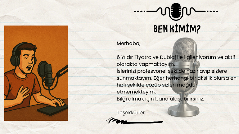 Profesyonel Ses, Etkileyici Anlatım