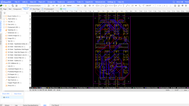Endüstriyel Ethernet Yedekleme Kartı - PCB Tasarımı