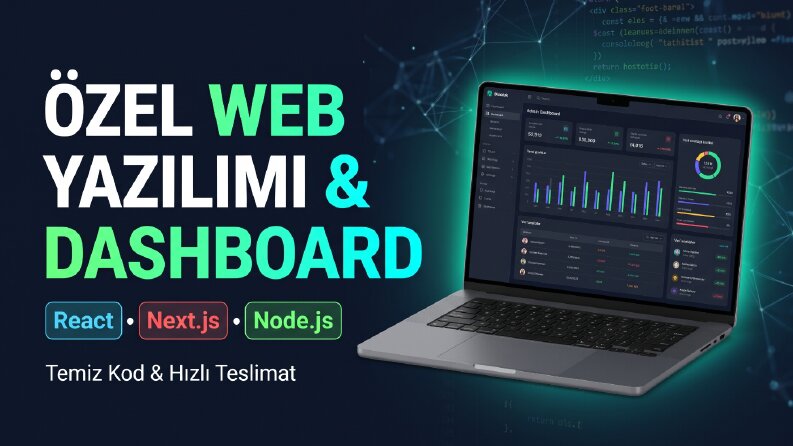 Ben, modern React, Next.js ve Node.js ile özel web yazılımı 
