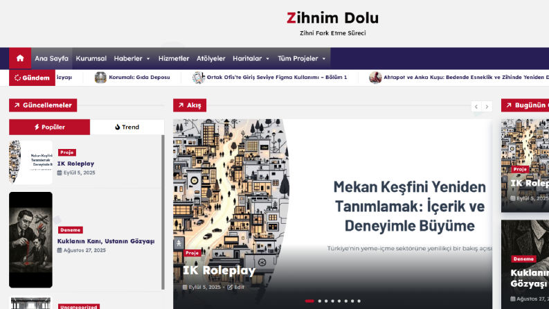 Zihnimdolu - Haber Sitesi