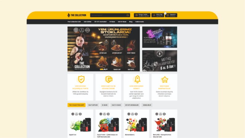 The Collection - E-Ticaret Sistemi