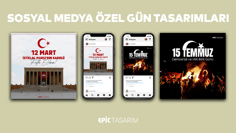 Sosyal Medya Özel Gün Tasarımları