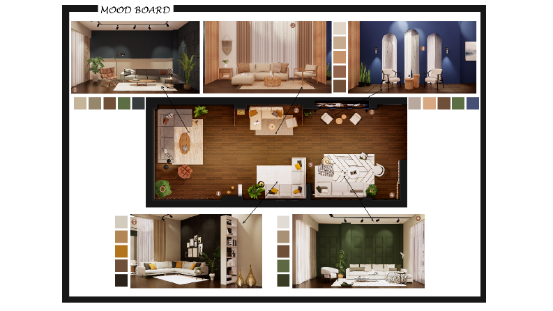 Showroom Mood Board