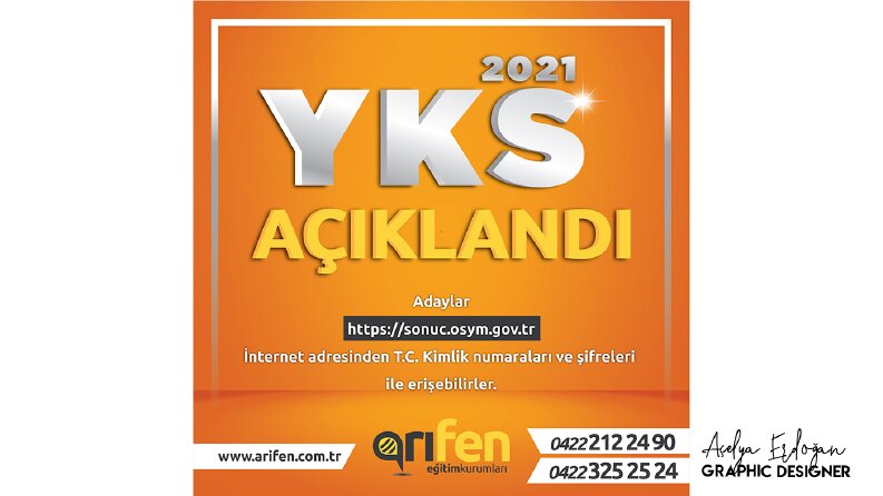 Arıfen Eğitim - YKS Açıklandı