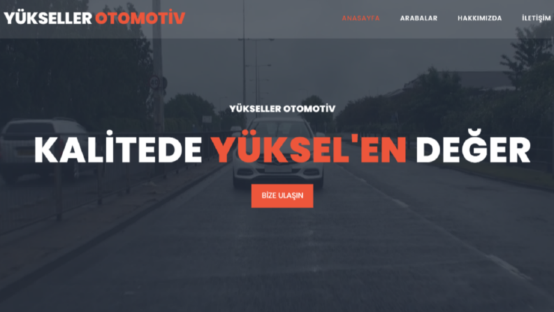 Örnek işletme web sitesi