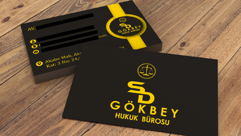 Hukuk Bürosu Kartvizit Tasarımı