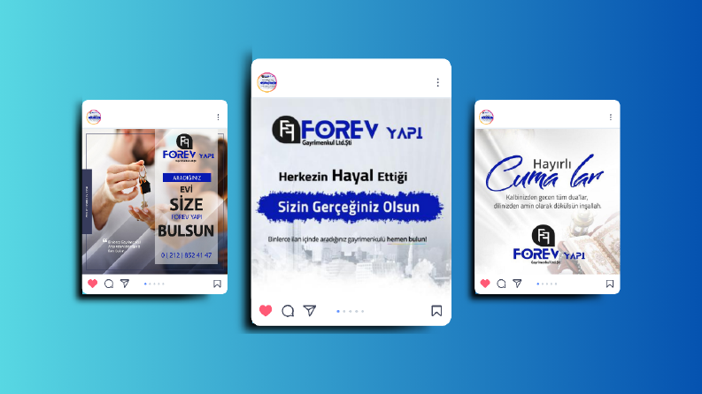 FOREV YAPI post tasarımları