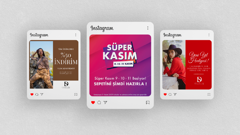 Dilek Süslüer Instagram Reklam Tasarımları