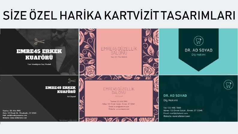 Kartvizit Çalışmalarım