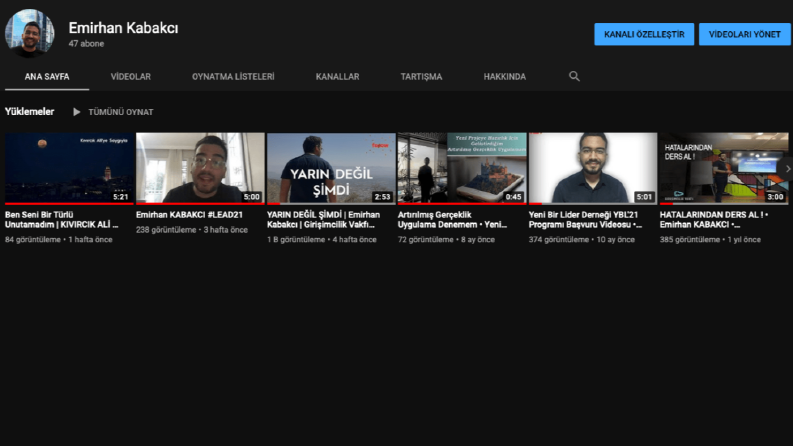 Girişimcilik Vakfı Başvuru Videoları Kurgu ve Prodüksiyon