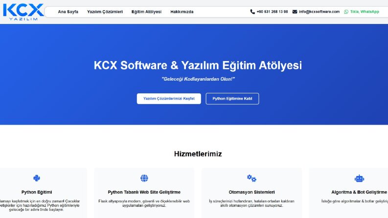 Python ve Flask ile Profesyonel Web Sitesi Geliştiriyorum