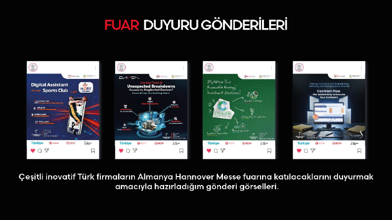 Sosyal medya duyuru tasarımları