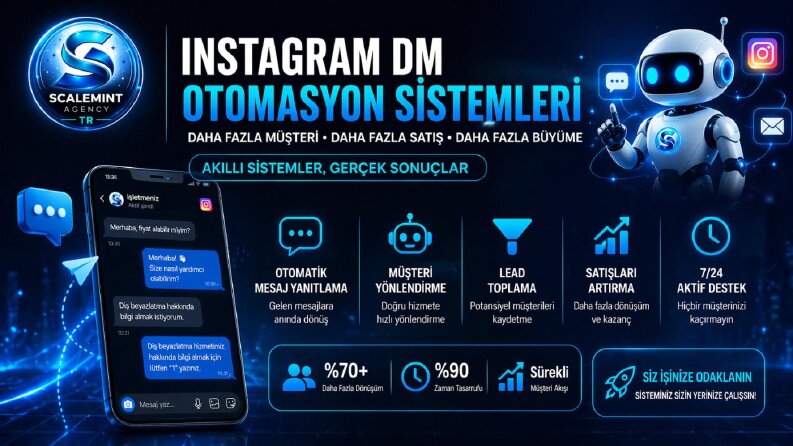 Instagram DM Otomasyonu ile Müşteri Artırma Sistemi