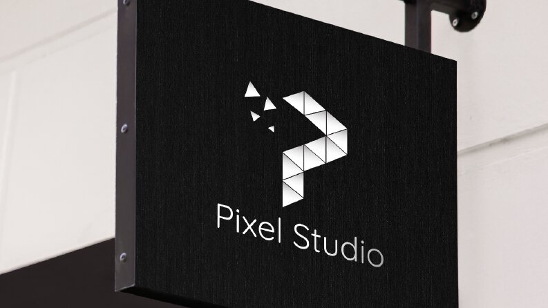 Pixel Studio logo tasarımı