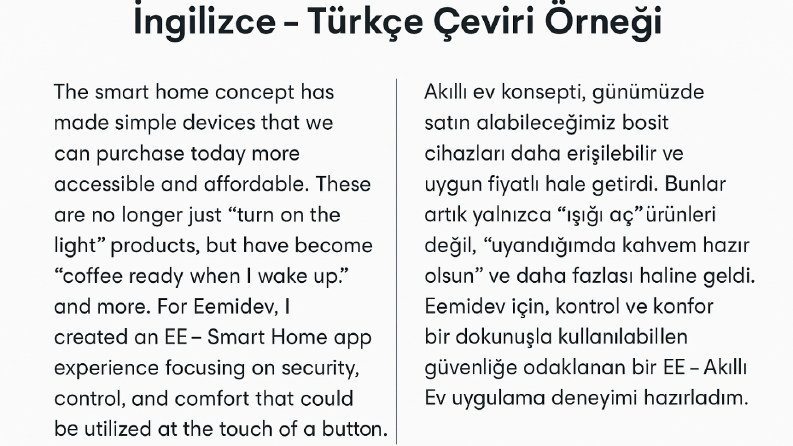 Hızlı ve Hatasız İngilizce – Türkçe Çeviri
