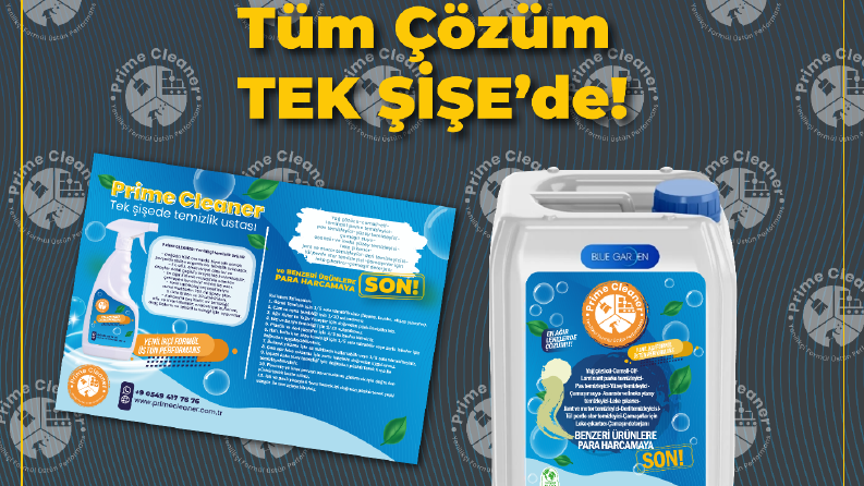 Prime Cleaner yenilikçi formül üstün performans